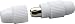 Produktbild Koax- Verbinder weiß, 2er Pack