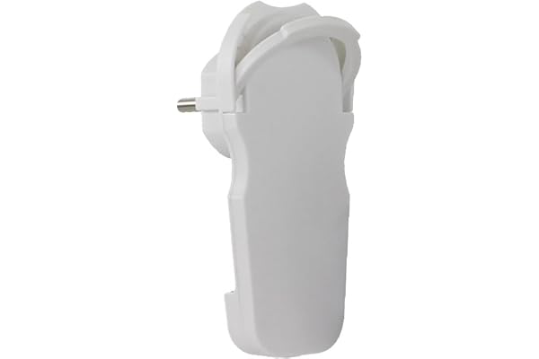 REV vinkelkontakt, skyddskontakt platt kontakt, endast 8 mm tjocklek, 3680 W