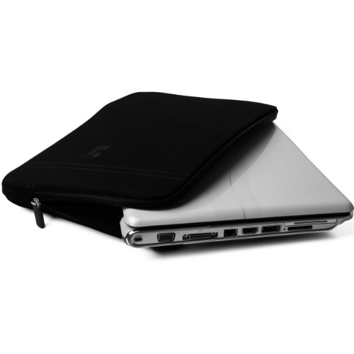 SumacLife schwarz MIcrofiber Microfaser-Hülle Shock Resistant Stoßfest Pouch Notebooktasche für MacBook Pro/Air 33,8 cm (13,3 Zoll) (Black) - 5
