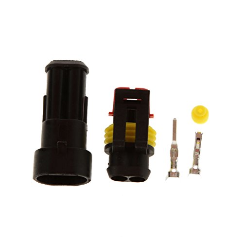 Gazechimp 5 Sets Stecker Steckverbinder Wasserdicht for Auto KFZ Boot - 5