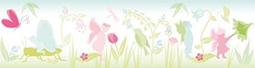 anna wand Lampenschirm LOVELY FAIRIES – Schirm für Kinder / Baby Lampe mit Elfen und Feen in versch. Farben – Sanftes Licht für Tisch-, Steh- & Hängelampe im Kinderzimmer Mädchen & Junge - 2