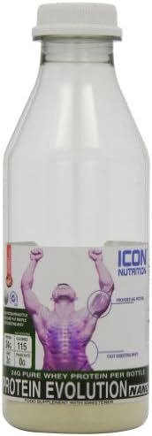 ICON Nutrition Strawberry Milkshake Protein Evolution Nano - Pack of 12