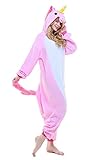 Kigurumi Einhorn Pyjamas Schlafanzug Kostüm Erwachsene Anime Unisex Kostüme Jumpsuit Karneval Cosplay Tier - 
