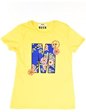 MSGM T-SHIRT GIRL GIALLA