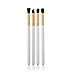 Tenflyer Pack of 4 Professional Foundation Blush Blending Eyeshadow Makeup Brush Cosmetics Flat Round Angled Tapered Top Brush