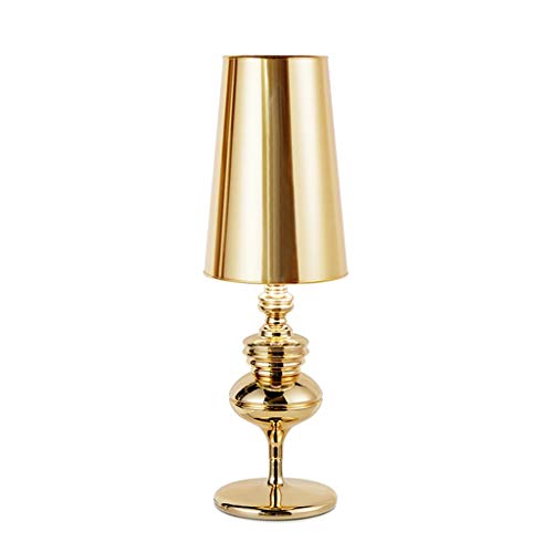 Preisvergleich Produktbild Beleuchtung, Retro-Tischlampe, Schlafzimmer Nachttisch Energiesparlampe, Moderne Minimalistische Tischlampe Gold Schwarz Hochwertige Metall Tischlampe,Gold