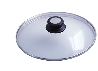 De Buyer 4112.24 Couvercle Verre Anse Bakélite / Inox Diamètre: 24 cm