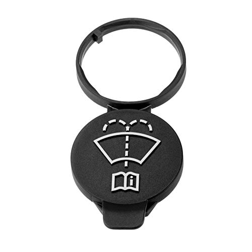 PETUNIA Car Auto Windshield Wiper Washer Fluid Reservoir Cap Windshield Replacement - Black
