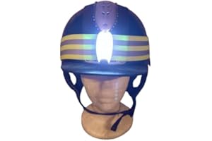 GENERIC Hi Viz Hat Band with LED Lights | Reflective | Horse Riding Safety | Hi Viz Hat Band Equestrian, Fluorescent, Elasticated (Flo Yellow)