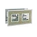 Produktbild Gold Schlangenleder Double Glas Teelichthalter
