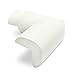VENKON - 10 Pieces Set of Baby Safety Corner Cushions Table Edge Protection - White Dense Foam - 75 x 75 x 35 mm