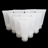 SODIAL(R) 10PCS Dull Polish Empty Cosmetic Soft Tube Travel Makeup Container (50ML (10.5*5.2*2.8cm)