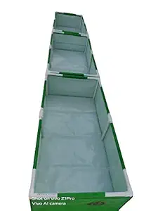 HDPE Grow Bags - Green, White, 48x24x12 Inches