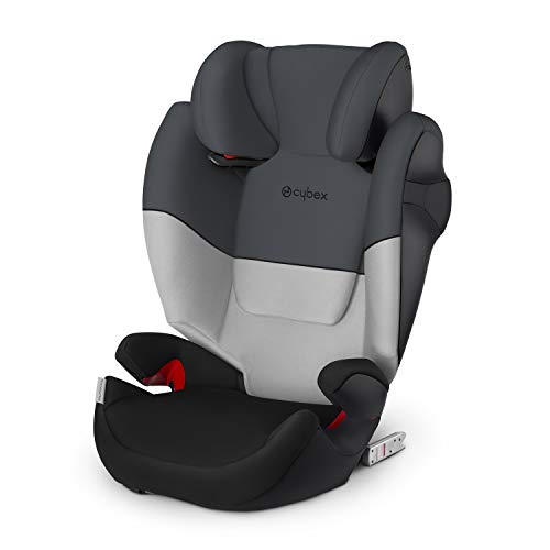 Cybex Silver Solution M-fix 519001121 Silla de Coche, Grupo 2/3, para Niños, para Coches con y sin Isofix, Colección Color 2019, Gris (Gray Rabbit)