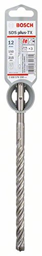 BOSCH HM-Hammerbohrer SDS-Plus-7x Länge 215 mm, Bohrer Durchmesser 12 mm, 1 Stück, 2608576150 - 2