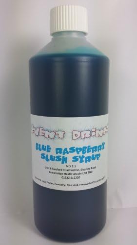 1 LITRE BOTTLE OF BLUE RASPBERRY SLUSH/COCKTAIL SYRUP - FREE POSTAGE