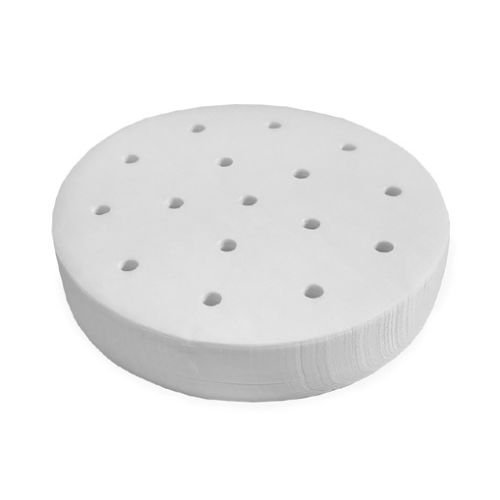 Vertes 130 mm Hamburgerpresse Hamburgermaschine Burgerpresse Pattypresse (130 mm Durchmesser, inkl. 500 Patty Trennblätter, aus rostfreiem Edelstahl und Aluminium) silber - 3