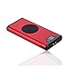 Produktbild Wireless-Ladegerät, 20000mah 5W 1A Qi schnell-Ladegerät kompatibel iPhone X / 8 und Samsung S7/S7EDGE/S8/S8 + etc,Red