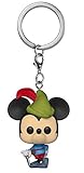Caja ilustrada con ventana Funko- Keychain Disney Llavero con Anilla Mickey Brave Little Tailor, (32174)