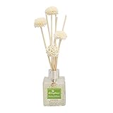 Alaso Reed Diffuseurs Huile avec Sticks Naturelles, Bouteille en Verre et 80ML Huile parfumée