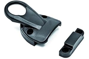 ESINPLAST S.R.L. CLAC - Cricchetto esterno di chiusura per finestre e persiane nero in plastica