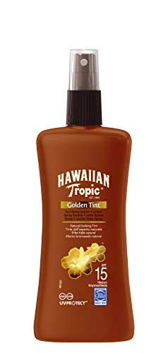 Hawaiian Tropic Golden Tint Sun Spray Lotion SPF 15 200 ml