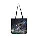 Produktbild Einhorn Universum Schöne Silber Einhorn Prances Stock Illustration Canvas Tote Handtasche Schultertasche Crossbody Taschen Geldbörsen für Männer und Frauen Einkaufstasche