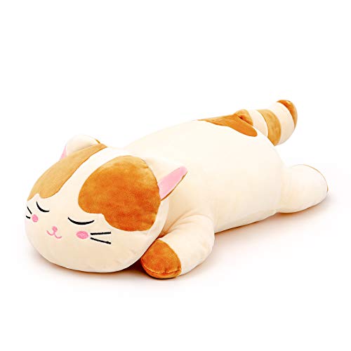 Lazada Plush Cat Very Soft Hugging Pillow Stuffed Kitty Animal Toy Brown 18 "?45cm?