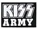 Produktbild Aufnäher, am Iron on Patch "Kiss" Rock Band Music ", Schwarz