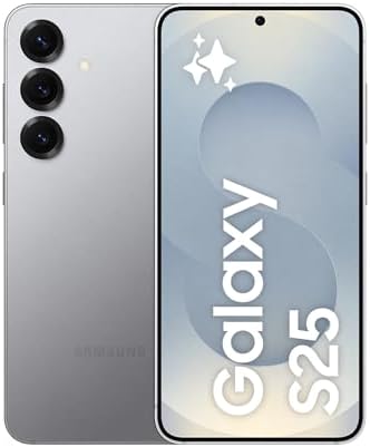 Samsung Galaxy S25 Smartphone AI, 3 anni di Garanzia del produttore, Display 6.2'' FHD+ Dynamic AMOLED 2X, Fotocamera 50MP, RAM 12GB, 256GB, 4.000 mAh, Silver shadow [Versione italiana]