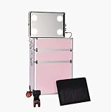[Estructura de la caja cosmética] Primer piso: 4 * lámpara LED + 1 * partición del pincel de maquillaje + 1 * partición de almacenamiento, espaciador medio: 8 particiones de bricolaje, capa inferior: barras de 6 lados + contenedores de almacenamiento grandes ..