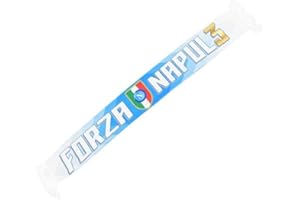 ssc napoli Sciarpa Campioni Forza Napul3, Uomo, Bianca