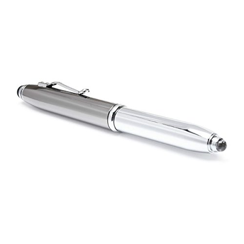 Peapod Business 3 in 1 Multi-Funktion Taschenlampe Kugelschreiber und Stift – Silber - 3