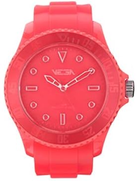 Vega Unisex-Armbanduhr Vega Analog Silikon pink VEGWATPNK