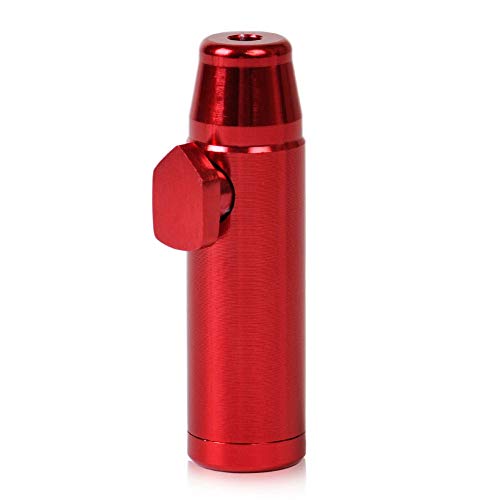TS Trade 2X Aluminium Tabac Bouteille Priser Sniffer Balle Fusée Snorter Tube Renifler