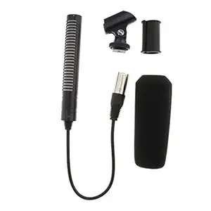 Camera Interview Microphone Video Audio Recording Mic for Nikon Canon Camera DV Camcorder