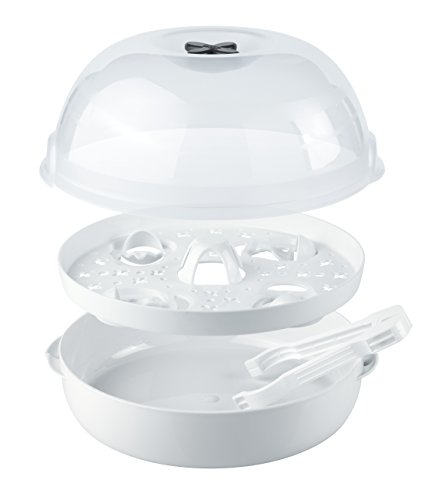 Nuk Mikrowellen Dampf-Vaporisator, für bis zu 4 Flaschen, schnell, effektiv und gründlich - 2