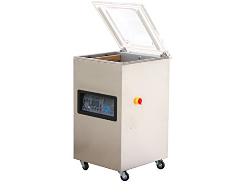 Preisvergleich Produktbild Kammer Vakuumiergerät mit Edelstahlgehäuse, Industrie-Vakuumpumpe, innenliegenden Schweißbalken und Digitalpanel, PM-VC Serie