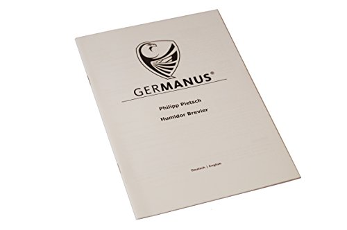 GERMANUS Tragbarer Reise Humidor in braun mit GERMANUS Humidor Brevier II - 3
