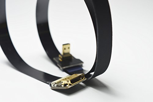 Neue schwarze FPV HDMI Kabel Micro Schnittstelle zu Mini-Schnittstelle für Gopro Sony A7SII A7RII A9 A6500 A6300 (eine umgekehrte Sockel A6000) Grad (Mikro männlichen Hdmi auf Mini Hdmi weiblich) 20CM - 8