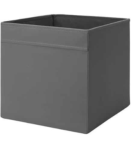 Confezione 3 Scatole IKEA Drona Beige Punteggiato - Contenitori Quadrati 33x38x33 Cm Per Organizzare Casa, Ufficio E Ripostiglio