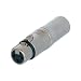 Produktbild Neutrik NA3FM XLR XLR Grau Schnittstellenkabeladapter (NA3FM)