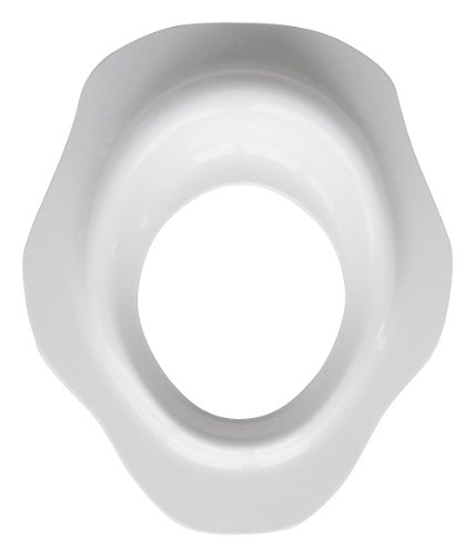WC-Sitz für Kleinkinder | Einsatz für Toilette und WC | WC-Brille aus robustem Thermoplast | Übungstoilette | Bad | Badezimmer | Toilettentrainer | Weiß