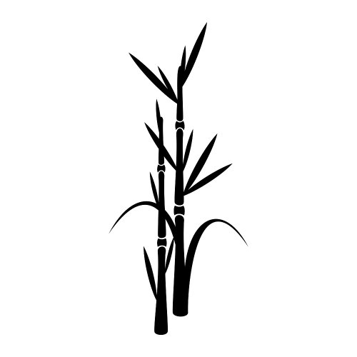 Bambus – Pflanze – Dekoration Wandtattoo in 6 Größen – Wandaufkleber Wall Sticker - 2