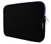 Produktbild Emartbuy® Schwarz/Lila Wasserdicht Neopren weicher Reißverschluss Kasten Abdeckungmit Lila Interior & Zip Geeignet Für Insignia NS-P11W7100 11.6 Zoll Tablet mit Keyboard (11.6-13.3 Zoll Laptop)