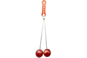 ARVALOLET Clackers Balls Toy, Fidget Clack Balls With Lights Antistress Ball On String Tek-Tek Latto Toy Clacker Ball Toy s Giocattoli Lato-Lato, Divertimento Oscillante Giocattoli Vintage