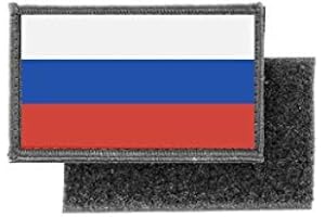 Patch ecusson imprime badge drapeau russie russe