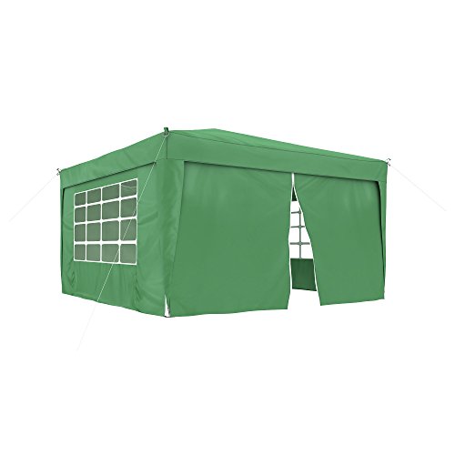 JAROLIFT Faltpavillon Seitenteil Fenster 295 x 195cm, grün - 3