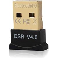 Techgadget CSR 4.0 Mini Bluetooth Wireless USB Dongle Adapter for Computer/Laptop/Desktop PC with Windows OS 32/64 Bit (N-1023)
