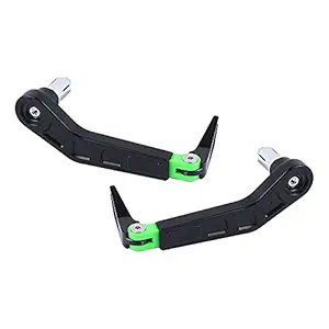 Jb Racing Brake and Clutch Lever Protector Guard for Universal Bike (Green)